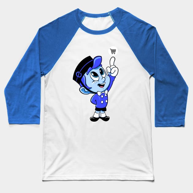 Eboy Baseball T-Shirt by wloem